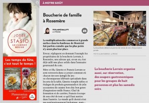 Boucherie de famille à Rosemère