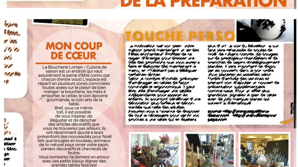 Coup de Coeur de France Arcand – Cahier CASA Journal de Montréal